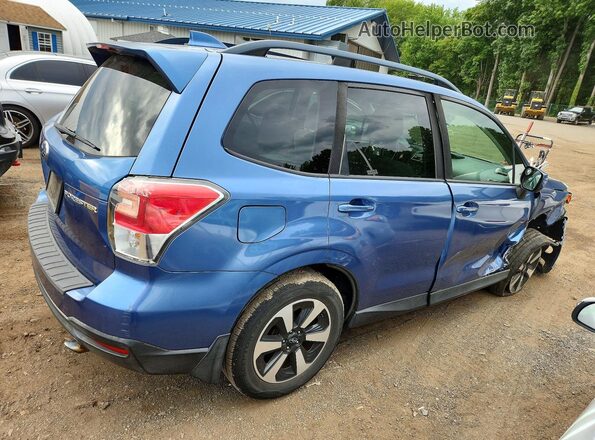 JF2SJAECXJH456591 2018 SUBARU FORESTER Blue Հետևի աջ