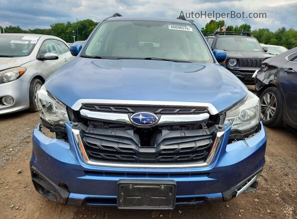 JF2SJAECXJH456591 2018 SUBARU FORESTER Blue Դիմացի տեսք