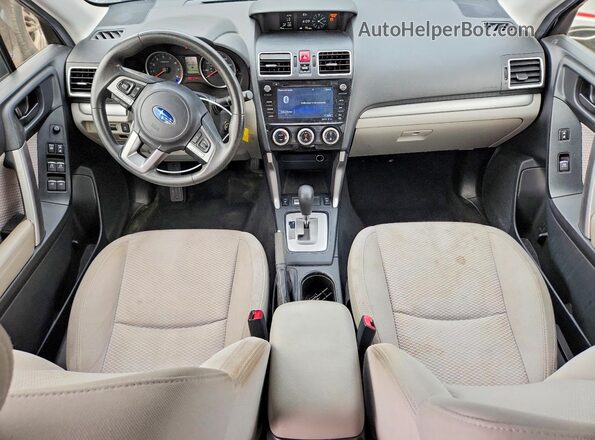 JF2SJAECXJH456591 2018 SUBARU FORESTER Blue Առջևի վահանակի տեսք