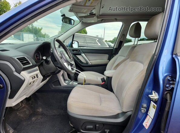 JF2SJAECXJH456591 2018 SUBARU FORESTER Blue Սալոնի դիմացի տեսք