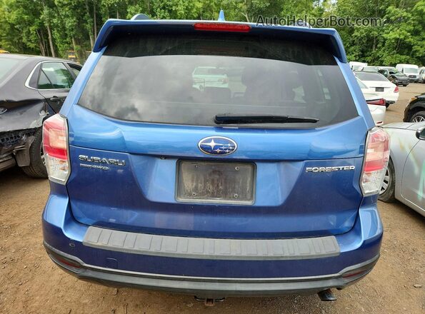 JF2SJAECXJH456591 2018 SUBARU FORESTER Blue Հետևի տեսք