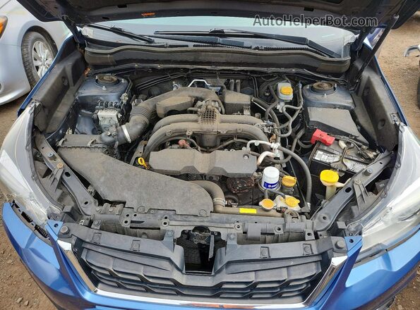 JF2SJAECXJH456591 2018 SUBARU FORESTER Blue Շարժիչի բաժամունքի տեսք