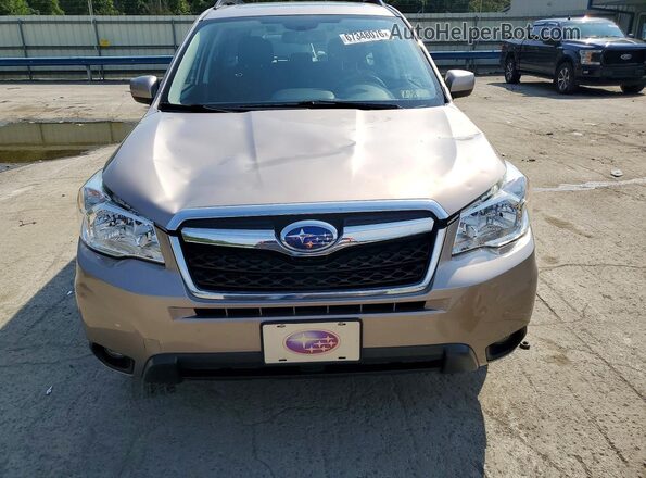 JF2SJAFC4GH514430 2016 SUBARU FORESTER Tan წინა ხედი