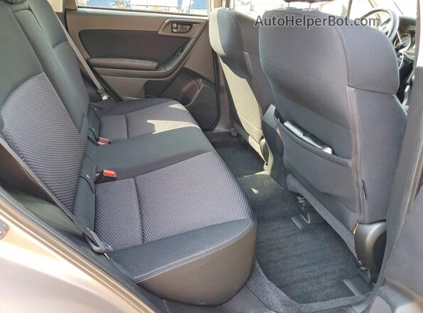JF2SJAFC4GH514430 2016 SUBARU FORESTER Tan უკანა სალონის ხედი
