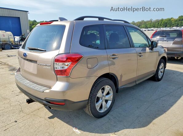 JF2SJAFC4GH514430 2016 SUBARU FORESTER Tan უკანა მარჯვენა