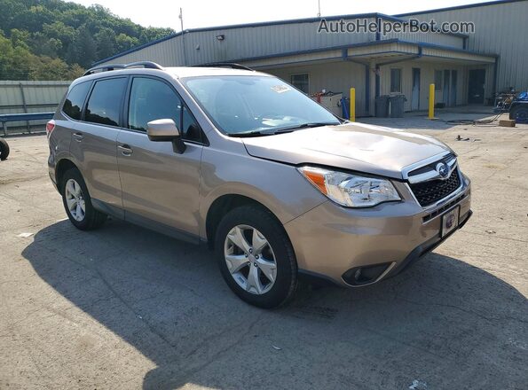 JF2SJAFC4GH514430 2016 SUBARU FORESTER Tan წინა მარჯვენა