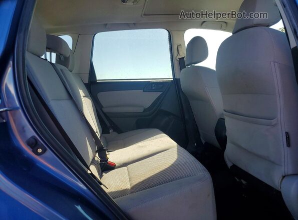 JF2SJAFC9GH510230 2016 SUBARU FORESTER Blue Rear interior view