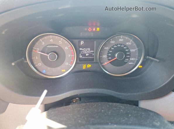 JF2SJAFC9GH510230 2016 SUBARU FORESTER Blue Instrument cluster view