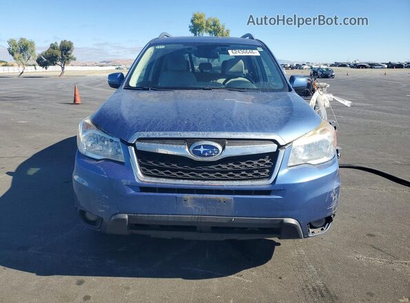 JF2SJAFC9GH510230 2016 SUBARU FORESTER Blue Front view