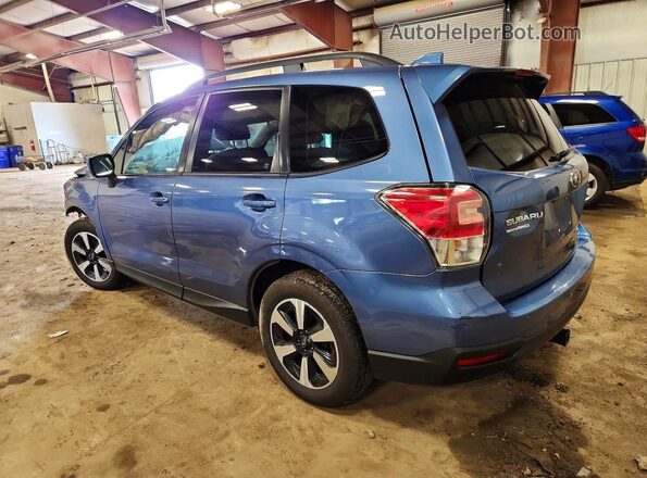 JF2SJAGC7JH504481 2018 SUBARU FORESTER Blue Rear left
