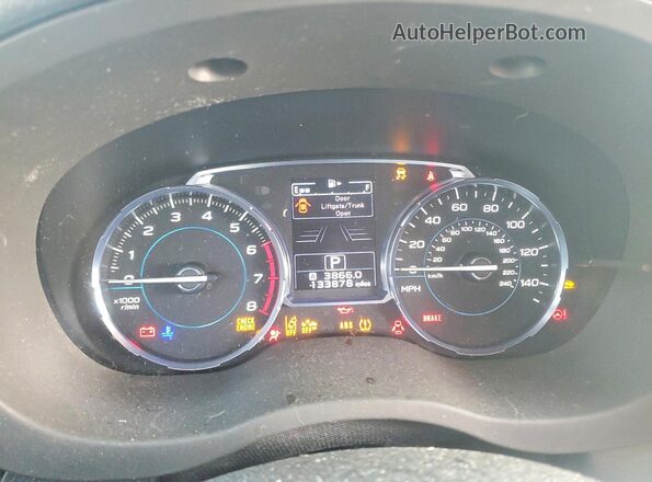 JF2SJAGC7JH581156 2018 SUBARU FORESTER Угольный Вид щитка приборов