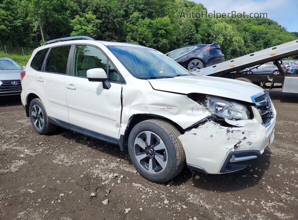JF2SJAGC9JH575116 2018 SUBARU FORESTER White Առջևի աջ