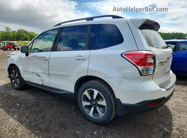 JF2SJAGC9JH575116 2018 SUBARU FORESTER White Հետևի ձախ