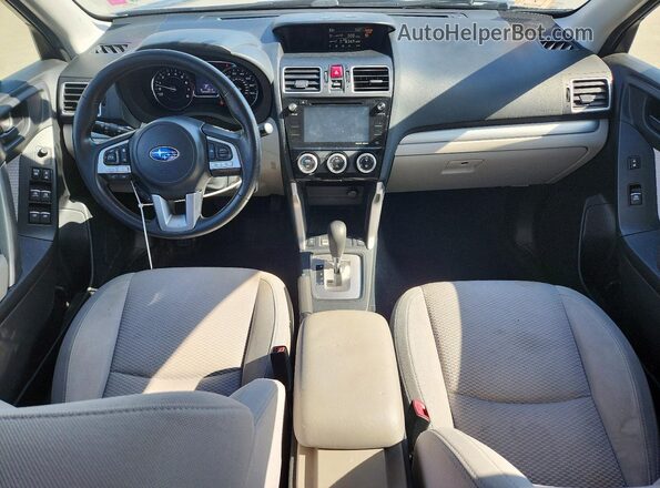 JF2SJAGCXJH529827 2018 SUBARU FORESTER Blue წინა პანელის ხედი