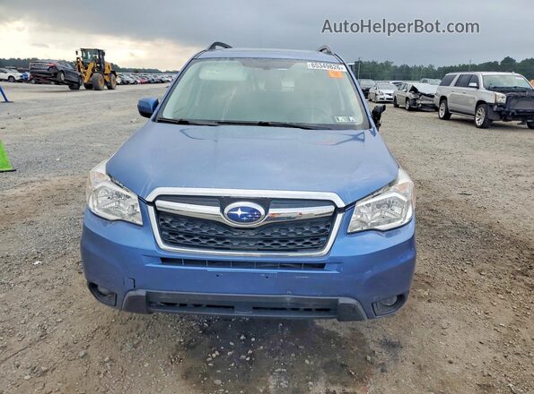 JF2SJAHC3GH492191 2016 SUBARU FORESTER Blue Widok z przodu