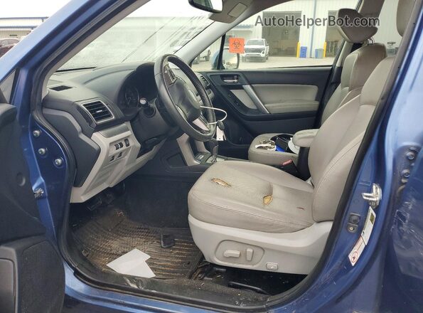 JF2SJAHC3GH492191 2016 SUBARU FORESTER Blue Widok wnętrza z przodu
