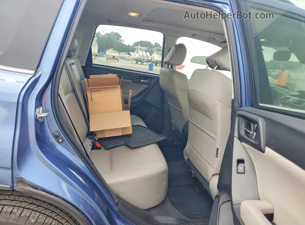 JF2SJAHC3GH492191 2016 SUBARU FORESTER Blue Widok wnętrza z tyłu