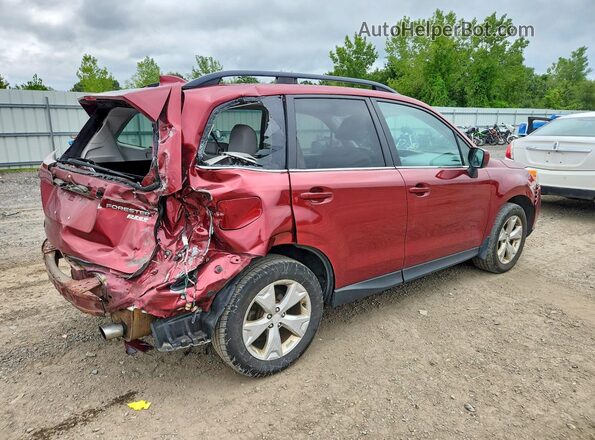 JF2SJAHC6GH540346 2016 SUBARU FORESTER Red Tył prawy
