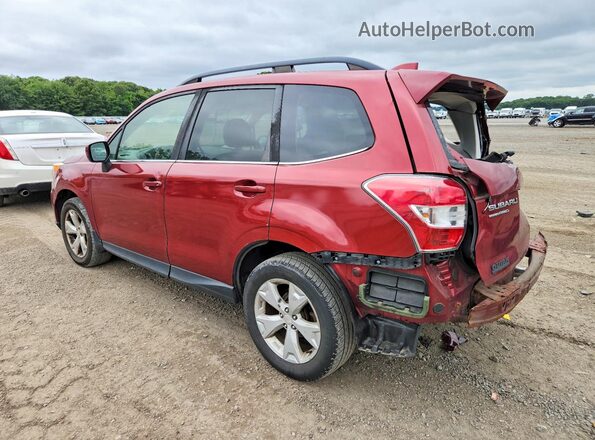 JF2SJAHC6GH540346 2016 SUBARU FORESTER Red Tył lewy