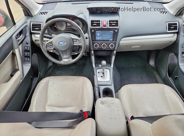 JF2SJAHC6GH540346 2016 SUBARU FORESTER Red Widok deski rozdzielczej
