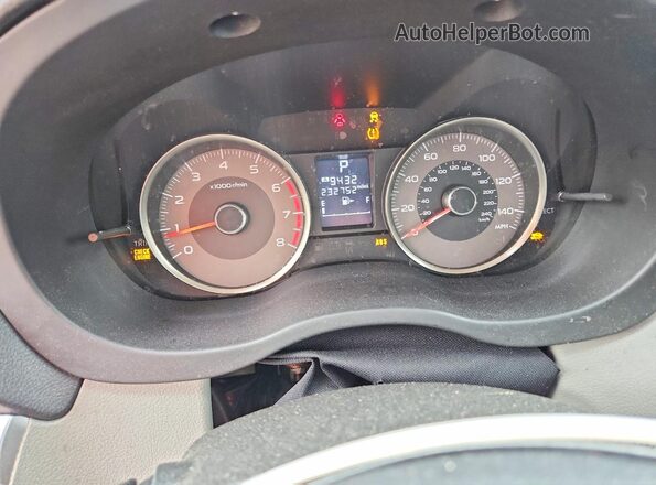 JF2SJAHC6GH540346 2016 SUBARU FORESTER Red Widok zestawu wskaźników