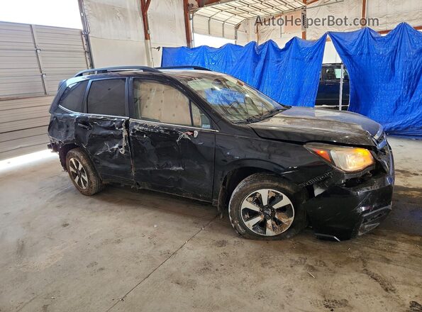JF2SJAJC7HH447900 2017 SUBARU FORESTER Black წინა მარჯვენა