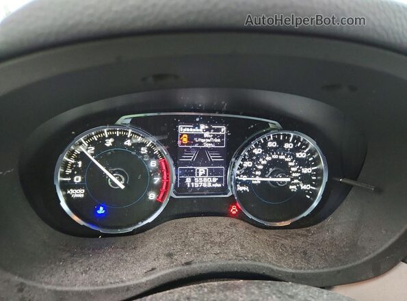 JF2SJARC2JH453761 2018 SUBARU FORESTER Серебряный Вид щитка приборов