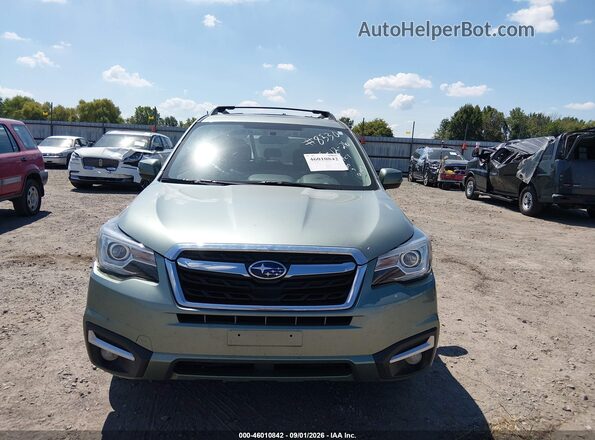 JF2SJAWCXJH512382 2018 SUBARU FORESTER Green Vista del cuadro de instrumentos