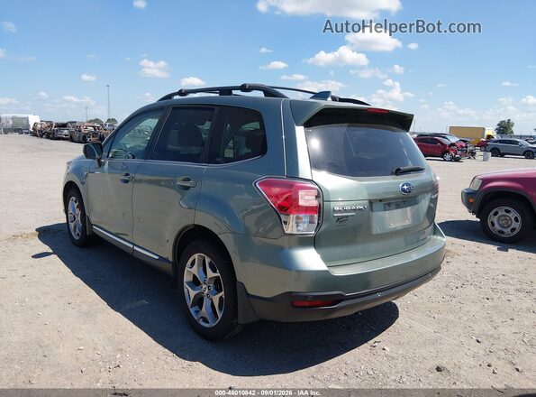 JF2SJAWCXJH512382 2018 SUBARU FORESTER Green Trasero izquierdo