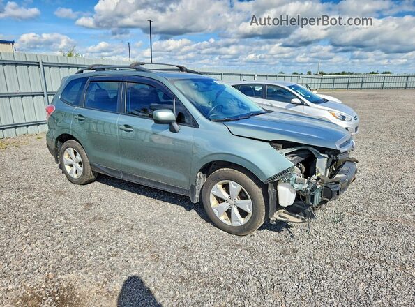 JF2SJCNC7GH564798 2016 SUBARU FORESTER Green Delantero derecho