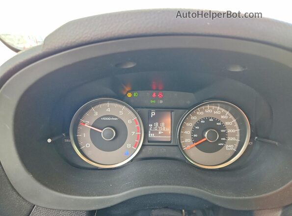 JF2SJCNC7GH564798 2016 SUBARU FORESTER Green Vista del cuadro de instrumentos
