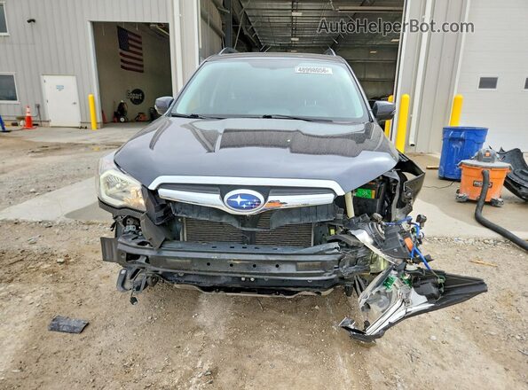 JF2SJGVC6GH407299 2016 SUBARU FORESTER Gray Front view