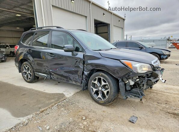 JF2SJGVC6GH407299 2016 SUBARU FORESTER Gray Front right