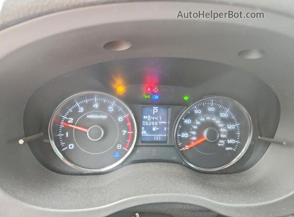 JF2SJGVC6GH407299 2016 SUBARU FORESTER Gray Instrument cluster view