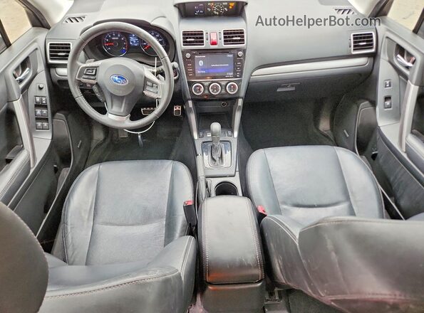 JF2SJGVC6GH407299 2016 SUBARU FORESTER Gray Dashboard view