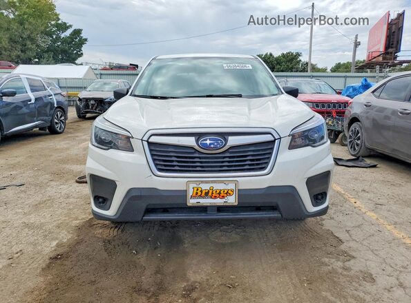 JF2SKAAC4MH505548 2021 SUBARU FORESTER White Vista frontal