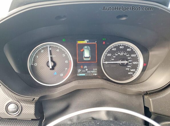 JF2SKADC4NH444361 2022 SUBARU FORESTER Charcoal ხელსაწყოთა პანელის ხედი