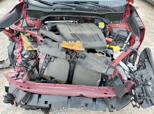 JF2SKADC4RH420809 2024 SUBARU FORESTER Red Engine compartment view