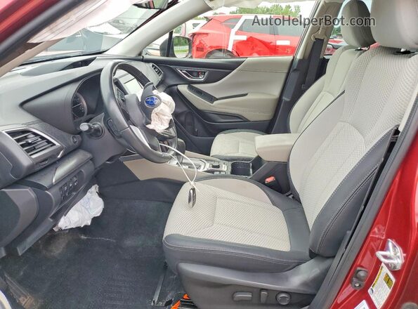 JF2SKADC4RH420809 2024 SUBARU FORESTER Red Front interior view