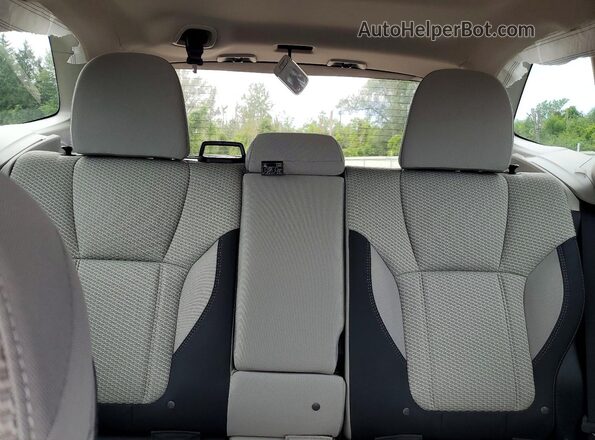 JF2SKADC4RH420809 2024 SUBARU FORESTER Red Rear seats view