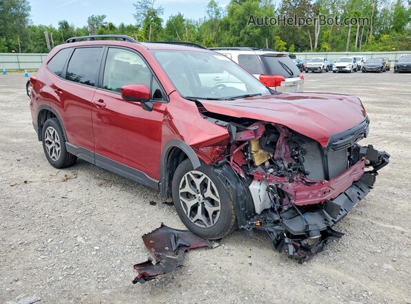 JF2SKADC4RH420809 2024 SUBARU FORESTER Red Front right