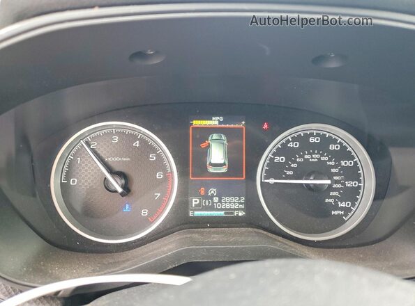 JF2SKADC5PH436949 2023 SUBARU FORESTER Black Instrument cluster view