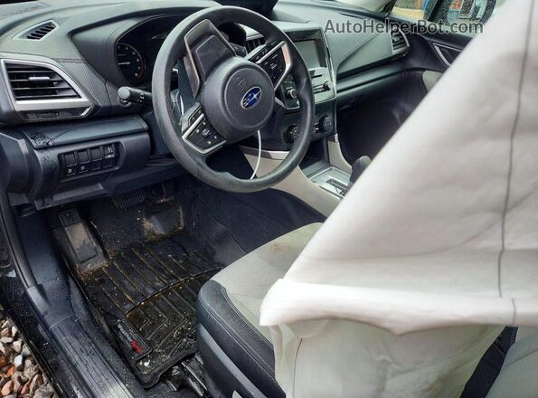 JF2SKADC6LH551070 2020 SUBARU FORESTER Black Առջևի վահանակի տեսք