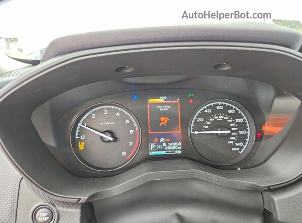 JF2SKADC6MH554438 2021 SUBARU FORESTER White Instrument cluster view