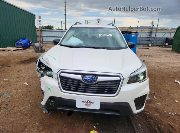 JF2SKADC6MH554438 2021 SUBARU FORESTER White Front view