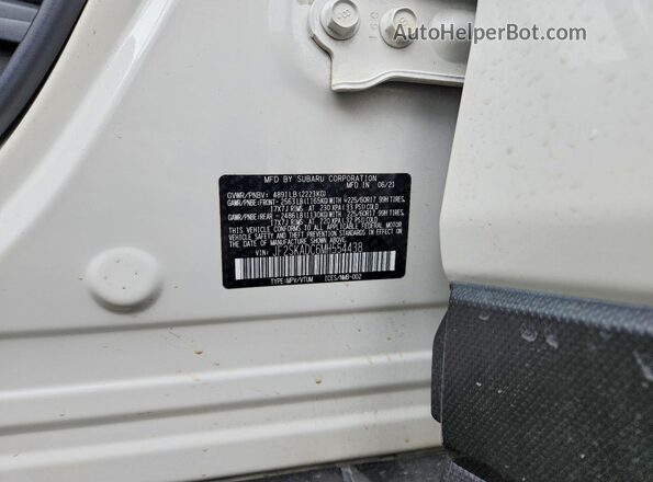 JF2SKADC6MH554438 2021 SUBARU FORESTER White Engine compartment view