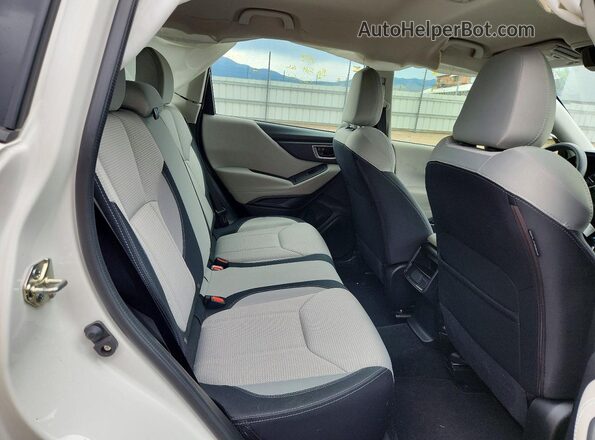 JF2SKADC6MH554438 2021 SUBARU FORESTER White Rear seats view