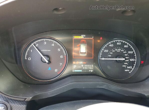 JF2SKADC6MH566105 2021 SUBARU FORESTER Gray Vista del cuadro de instrumentos