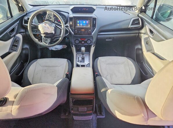 JF2SKADC9MH481517 2021 SUBARU FORESTER White Առջևի վահանակի տեսք