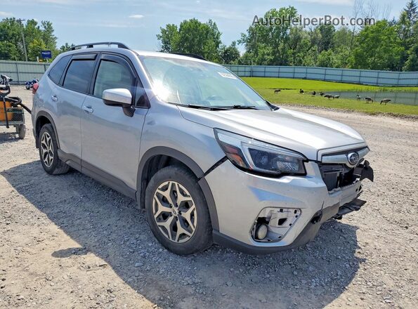 JF2SKAFC2MH532384 2021 SUBARU FORESTER Gray წინა მარჯვენა